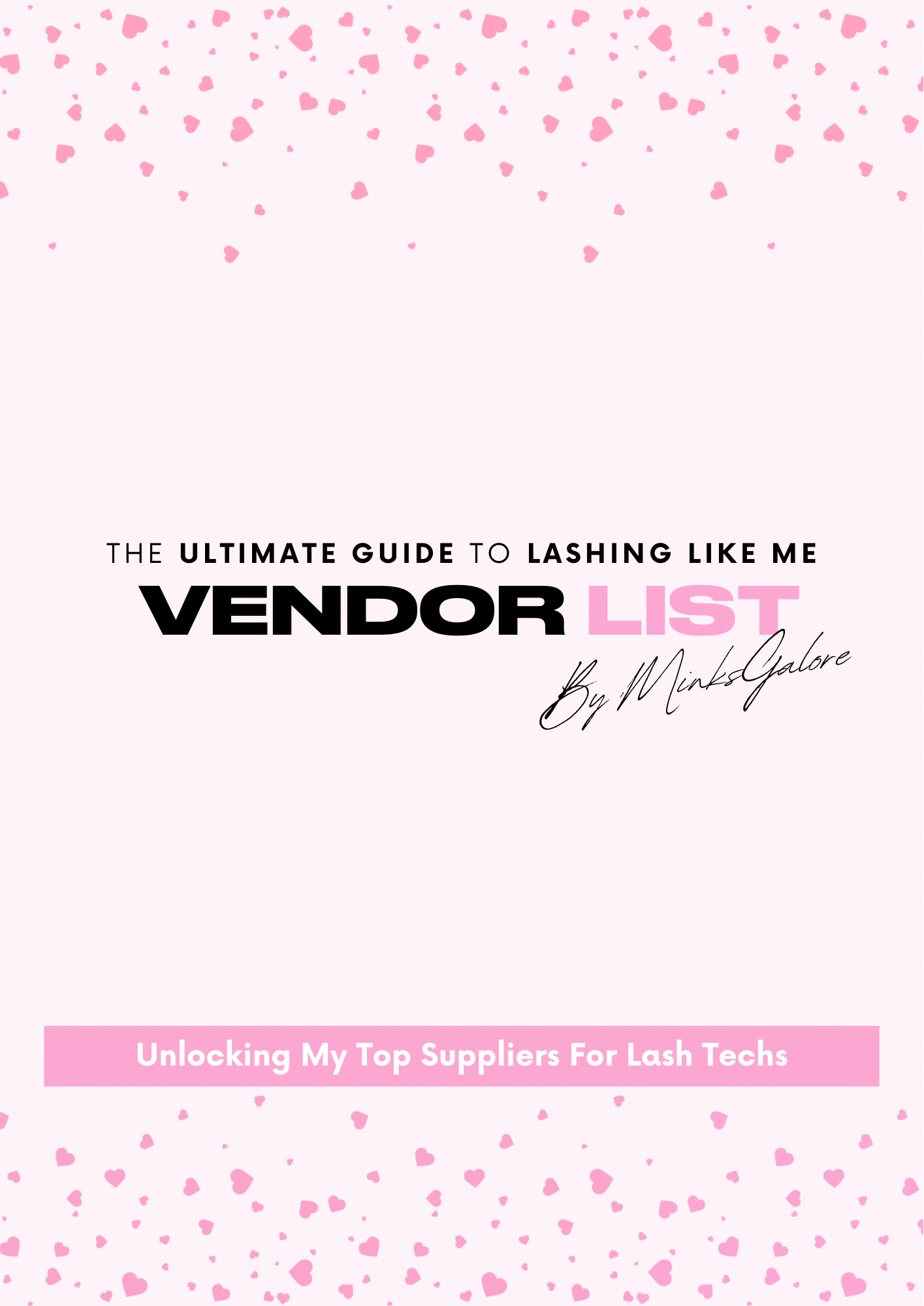 The Ultimate Guide To Lashing Like Me: Vendor List